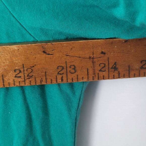 Eileen Fisher- Women's Plus Green V Neck Jersey Dress- size 2x - Picture 5 of 6